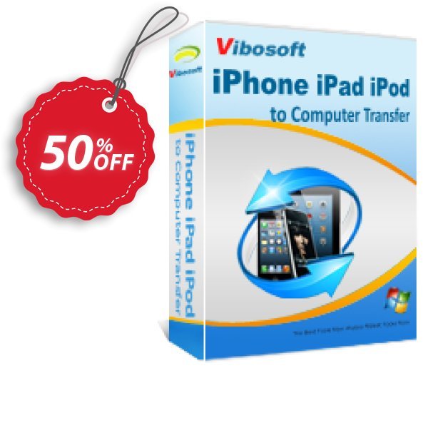 Vibosoft iPad iPhone iPod to Computer Transfer Coupon, discount Coupon code Vibosoft iPad iPhone iPod to Computer Transfer. Promotion: Vibosoft iPad iPhone iPod to Computer Transfer offer from Vibosoft Studio