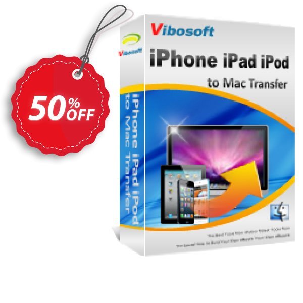 Vibosoft iPad iPhone iPod to MAC Transfer Coupon, discount Coupon code Vibosoft iPad iPhone iPod to Mac Transfer. Promotion: Vibosoft iPad iPhone iPod to Mac Transfer offer from Vibosoft Studio