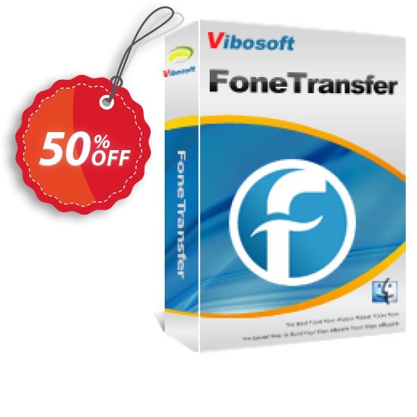 Vibosoft FoneTransfer for MAC Coupon, discount Coupon code Vibosoft FoneTransfer for Mac. Promotion: Vibosoft FoneTransfer for Mac offer from Vibosoft Studio