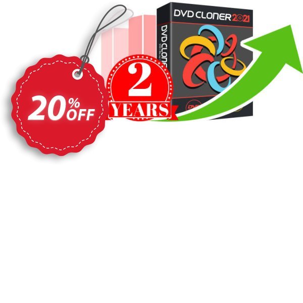 OpenCloner DVD-Cloner, 2 years Upgrade Coupon, discount Coupon code DVD-Cloner - 2 years Upgrade. Promotion: DVD-Cloner - 2 years Upgrade offer from OpenCloner