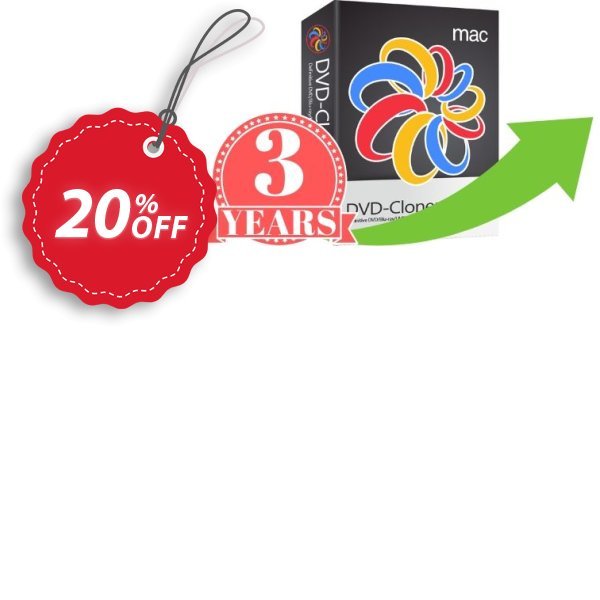 OpenCloner DVD-Cloner for MAC, 3 year Upgrade Coupon, discount Coupon code DVD-Cloner for Mac - 3 year Upgrade. Promotion: DVD-Cloner for Mac - 3 year Upgrade offer from OpenCloner