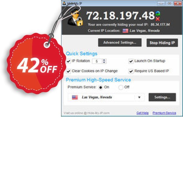 Hide My IP Coupon, discount Hide My IP Impressive offer code 2025. Promotion: Fearsome promo code of Hide My IP 2024