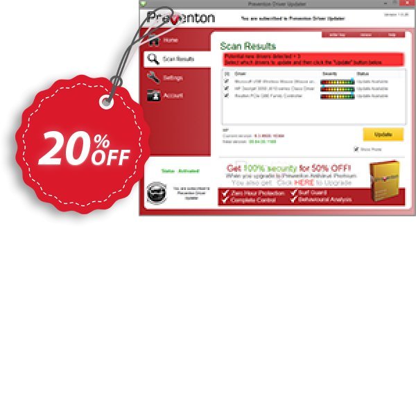 Preventon Driver Updater Coupon, discount Preventon Driver Updater Awesome deals code 2024. Promotion: Awesome deals code of Preventon Driver Updater 2024