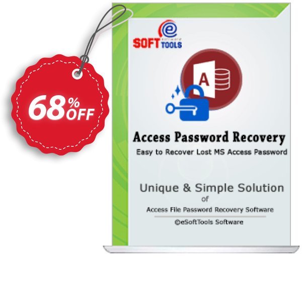 eSoftTools Access Password Recovery Coupon, discount Coupon code eSoftTools Access Password Recovery - Personal License. Promotion: eSoftTools Access Password Recovery - Personal License offer from eSoftTools Software