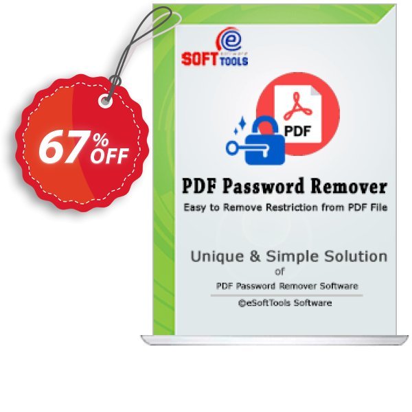 eSoftTools PDF Password Remover - Enterprise Plan Coupon, discount Coupon code eSoftTools PDF Password Remover - Enterprise License. Promotion: eSoftTools PDF Password Remover - Enterprise License offer from eSoftTools Software