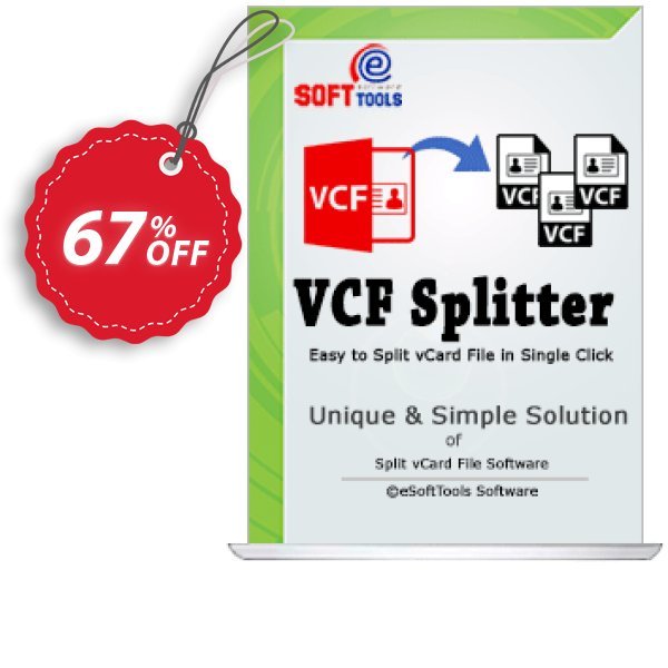 eSoftTools vCard Splitter - Technician Plan Coupon, discount Coupon code eSoftTools vCard Splitter - Technician License. Promotion: eSoftTools vCard Splitter - Technician License offer from eSoftTools Software