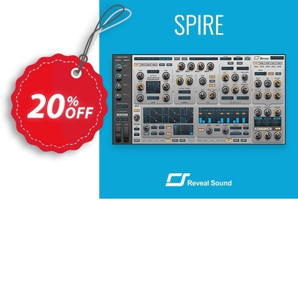 Spire Synthesizer Coupon, discount Spire Synthesizer License (Standart) Amazing discounts code 2024. Promotion: Amazing discounts code of Spire Synthesizer License (Standart) 2024