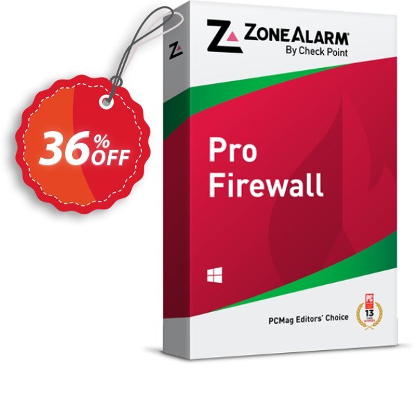 ZoneAlarm Pro Firewall, 3 PCs Plan  Coupon, discount 35% OFF ZoneAlarm Pro Firewall (3 PCs License), verified. Promotion: Amazing offer code of ZoneAlarm Pro Firewall (3 PCs License), tested & approved