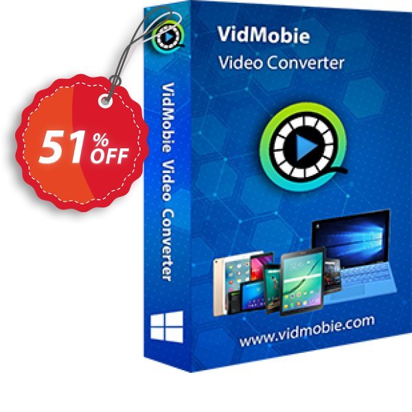 VidMobie Video Converter, Lifetime Plan  Coupon, discount Coupon code VidMobie Video Converter (Lifetime License). Promotion: VidMobie Video Converter (Lifetime License) offer from VidMobie Software