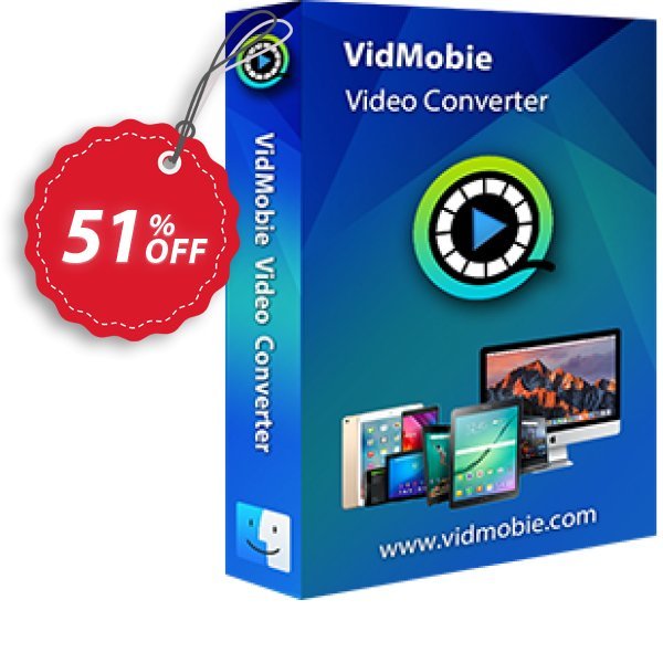 VidMobie Video Converter for MAC, Lifetime Plan  Coupon, discount Coupon code VidMobie Video Converter for Mac (Lifetime License). Promotion: VidMobie Video Converter for Mac (Lifetime License) offer from VidMobie Software