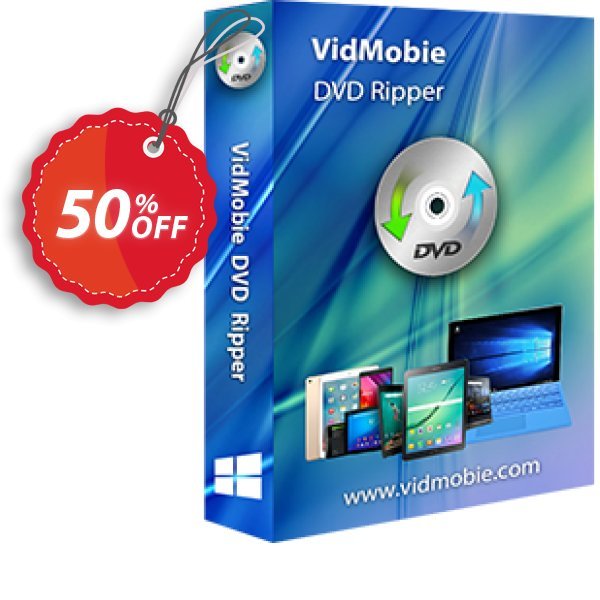 VidMobie DVD Ripper, Yearly Subscription  Coupon, discount Coupon code VidMobie DVD Ripper (1 Year Subscription). Promotion: VidMobie DVD Ripper (1 Year Subscription) offer from VidMobie Software