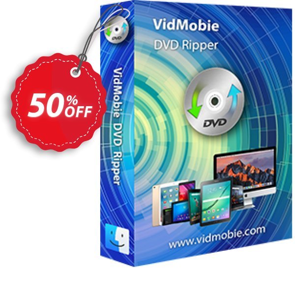 VidMobie DVD Ripper for MAC, Yearly Subscription Coupon, discount Coupon code VidMobie DVD Ripper for Mac (1 Year Subscription). Promotion: VidMobie DVD Ripper for Mac (1 Year Subscription) offer from VidMobie Software
