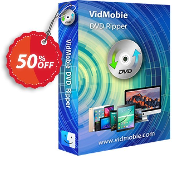 VidMobie DVD Ripper for MAC, Lifetime Plan  Coupon, discount Coupon code VidMobie DVD Ripper for Mac (Lifetime License). Promotion: VidMobie DVD Ripper for Mac (Lifetime License) offer from VidMobie Software