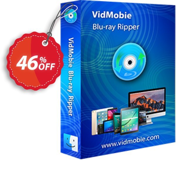 VidMobie Blu-ray Ripper for MAC, Yearly Subscription Coupon, discount Coupon code VidMobie Blu-ray Ripper for Mac (1 Year Subscription). Promotion: VidMobie Blu-ray Ripper for Mac (1 Year Subscription) offer from VidMobie Software