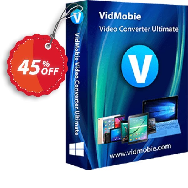 VidMobie Video Converter Ultimate, Lifetime Plan Coupon, discount Coupon code VidMobie Video Converter Ultimate (Lifetime License). Promotion: VidMobie Video Converter Ultimate (Lifetime License) offer from VidMobie Software