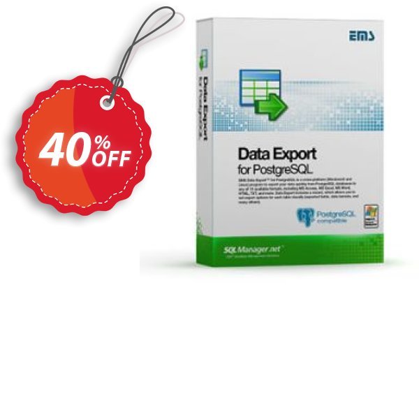 EMS Data Export PostgreSQL Make4fun promotion codes