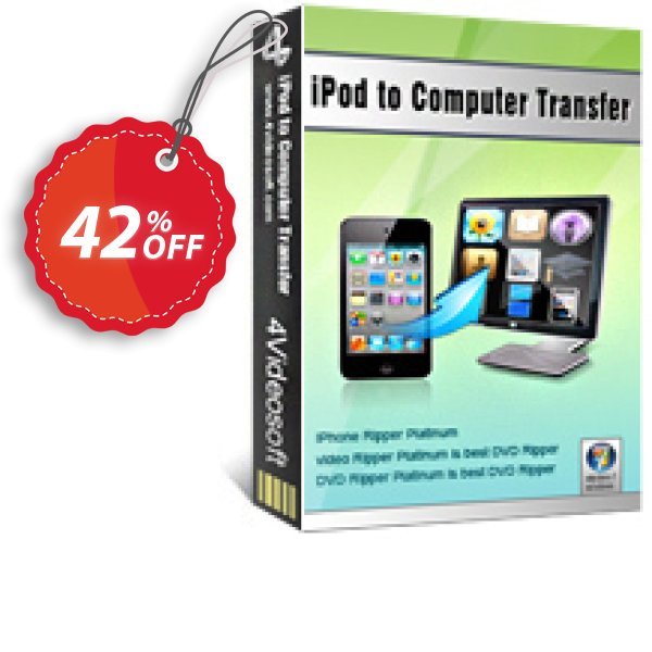 4Videosoft iPod to Computer Transfer Coupon, discount 4Videosoft iPod to Computer Transfer marvelous deals code 2025. Promotion: marvelous deals code of 4Videosoft iPod to Computer Transfer 2024