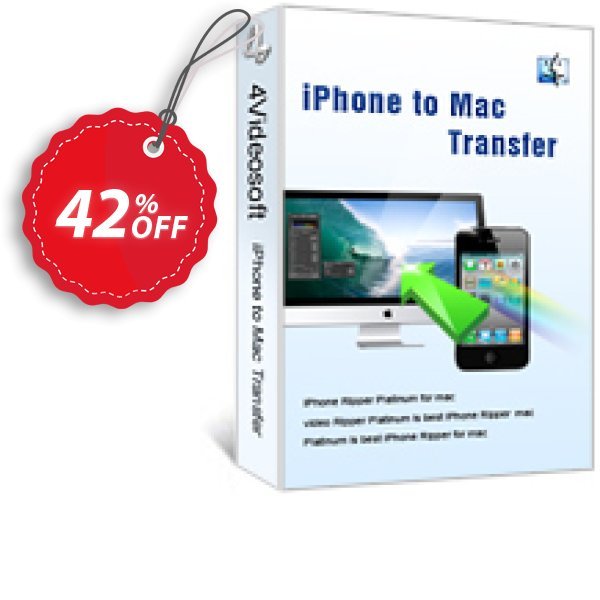 4Videosoft iPhone to MAC Transfer Coupon, discount 4Videosoft iPhone to Mac Transfer formidable discount code 2025. Promotion: formidable discount code of 4Videosoft iPhone to Mac Transfer 2024
