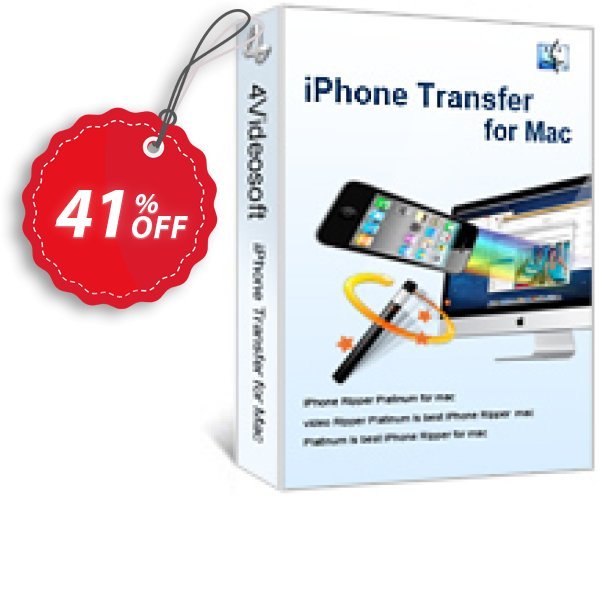 4Videosoft iPhone Transfer for MAC Coupon, discount 4Videosoft iPhone Transfer for Mac special offer code 2025. Promotion: special offer code of 4Videosoft iPhone Transfer for Mac 2024
