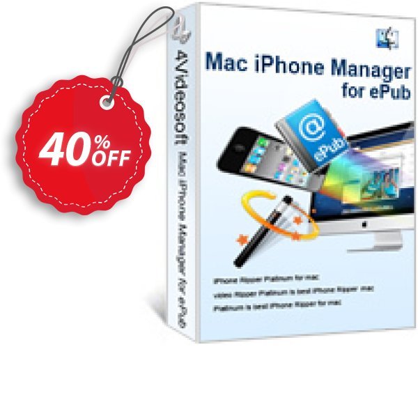 4Videosoft MAC iPhone Manager for ePub Coupon, discount 4Videosoft Mac iPhone Manager for ePub staggering offer code 2025. Promotion: staggering offer code of 4Videosoft Mac iPhone Manager for ePub 2024