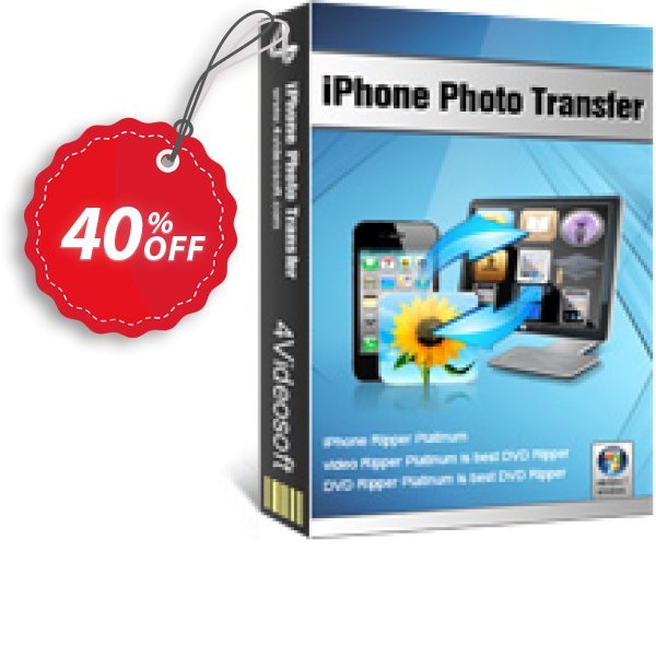 4Videosoft iPhone Photo Transfer Coupon, discount 4Videosoft iPhone Photo Transfer big promo code 2024. Promotion: big promo code of 4Videosoft iPhone Photo Transfer 2024