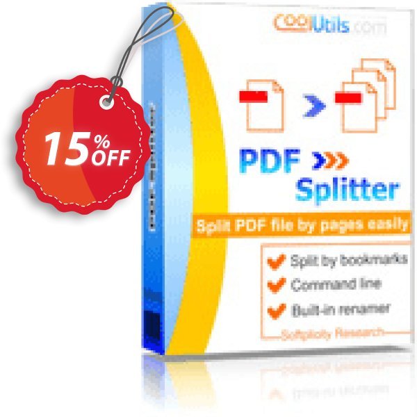 Coolutils PDF Splitter Pro Coupon, discount 30% OFF JoyceSoft. Promotion: 