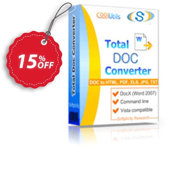 Coolutils Total Doc Converter, Server Plan  Coupon, discount 15% OFF Coolutils Total Doc Converter (Server License), verified. Promotion: Dreaded discounts code of Coolutils Total Doc Converter (Server License), tested & approved