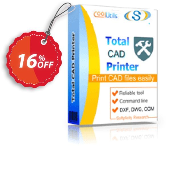 Coolutils Total CAD Printer Coupon, discount 15% OFF Coolutils Total CAD Printer, verified. Promotion: Dreaded discounts code of Coolutils Total CAD Printer, tested & approved