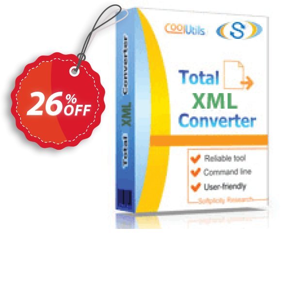 Coolutils Total XML Converter, Commercial Plan  Coupon, discount 15% OFF Coolutils Total XML Converter, verified. Promotion: Dreaded discounts code of Coolutils Total XML Converter, tested & approved