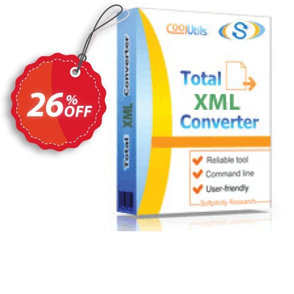 Coolutils Total XML Converter, Commercial Plan Coupon, discount 15% OFF Coolutils Total XML Converter, verified. Promotion: Dreaded discounts code of Coolutils Total XML Converter, tested & approved