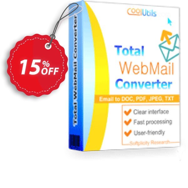 Coolutils Total Webmail Converter, Site Plan Coupon, discount 15% OFF Coolutils Total Webmail Converter (Site License), verified. Promotion: Dreaded discounts code of Coolutils Total Webmail Converter (Site License), tested & approved