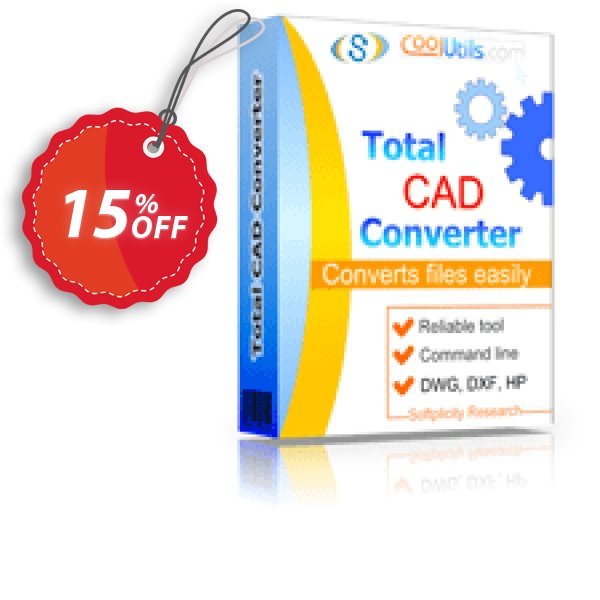 Coolutils Total CAD Converter Coupon, discount 30% OFF JoyceSoft. Promotion: