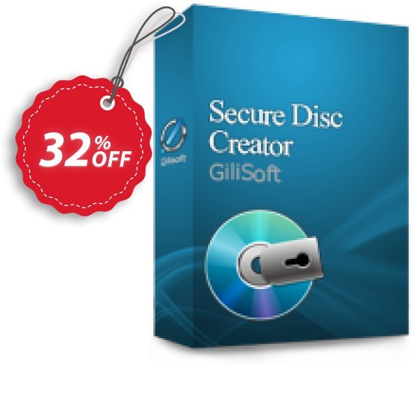 GiliSoft Secure Disc Creator Lifetime Coupon, discount Gilisoft Secure Disc Creator  - 1 PC / Liftetime free update staggering discounts code 2024. Promotion: 