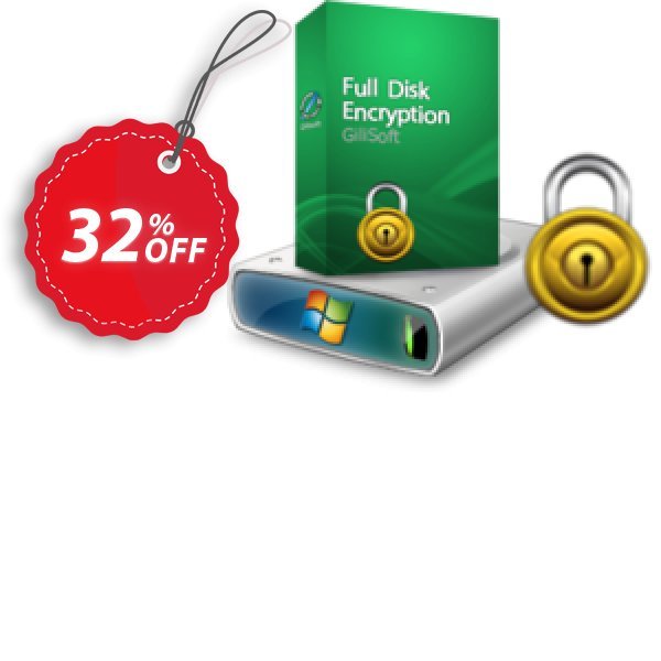 GiliSoft Full Disk Encryption Coupon, discount GiliSoft Full Disk Encryption - 1 PC / Liftetime free update hottest promotions code 2025. Promotion: