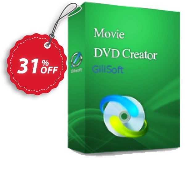 GiliSoft Movie DVD Creator Lifetime Coupon, discount Movie DVD Creator  - 1 PC / Liftetime free update amazing discounts code 2024. Promotion: 