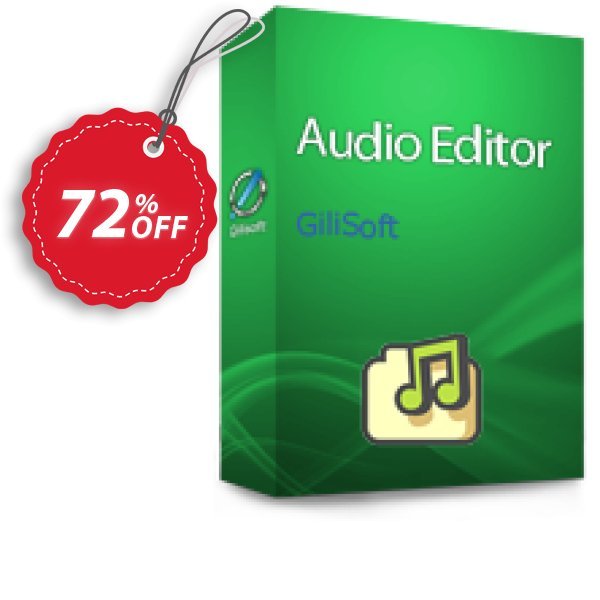 GiliSoft Audio Editor - Lifetime/3 PC Coupon, discount Audio Editor - 3 PC / Liftetime free update excellent offer code 2024. Promotion: stirring promo code of Audio Editor - 3 PC / Liftetime free update 2024