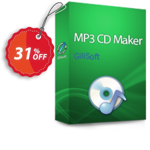 GiliSoft MP3 CD Maker 3PC/Lifetime Coupon, discount MP3 CD Maker - 3 PC / Liftetime free update fearsome sales code 2025. Promotion: fearsome sales code of MP3 CD Maker - 3 PC / Liftetime free update 2024