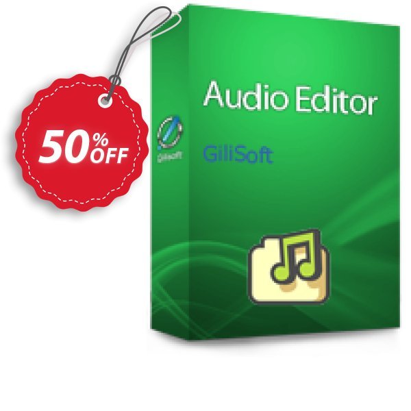 GiliSoft Audio Editor Coupon, discount Audio Editor - 1 PC / 1 Year free update fearsome promotions code 2025. Promotion: staggering deals code of Audio Editor - 1 PC / 1 Year free update 2024