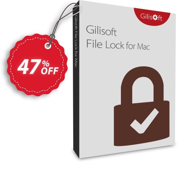 GiliSoft File Lock for MAC Lifetime Coupon, discount GiliSoft File Lock for MAC  - 1 PC / Liftetime free update formidable discounts code 2024. Promotion: formidable discounts code of GiliSoft File Lock for MAC  - 1 PC / Liftetime free update 2024