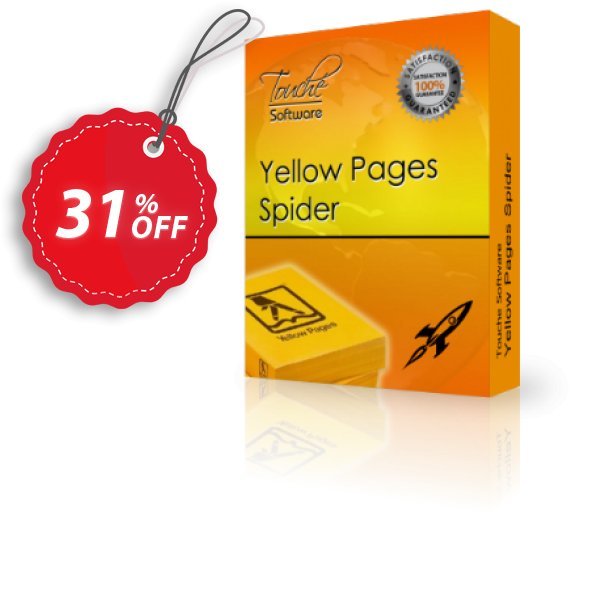 Yellow Pages Spider Coupon, discount 25% Discount Touche Software (22387). Promotion: 
