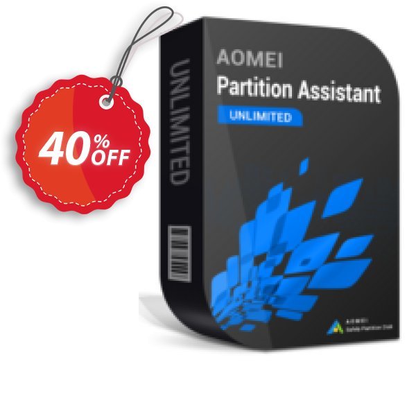 AOMEI Partition Assistant Unlimited Coupon, discount AOMEI Partition Assistant Unlimited staggering promo code 2024. Promotion: 