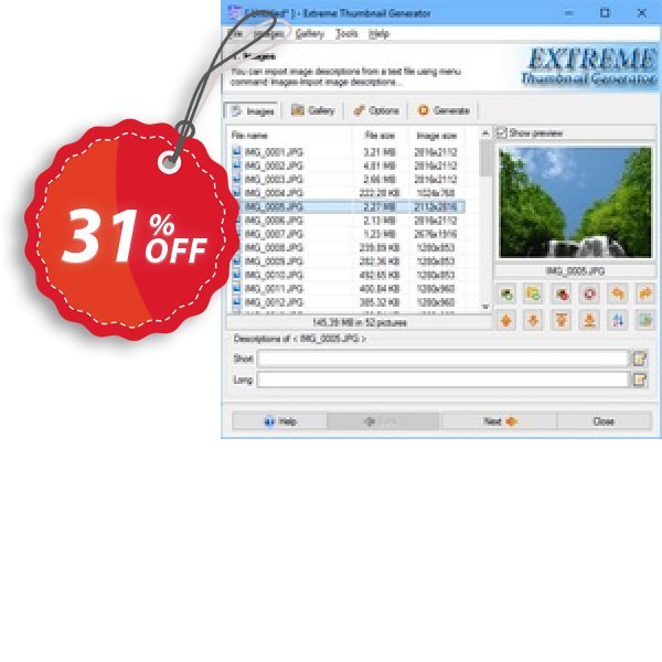 Extreme Thumbnail Generator Lifetime Coupon, discount 30% OFF Extreme Thumbnail Generator Lifetime, verified. Promotion: Imposing discount code of Extreme Thumbnail Generator Lifetime, tested & approved