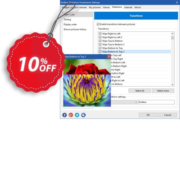 Endless Slideshow Screensaver Pro Coupon, discount . Promotion: