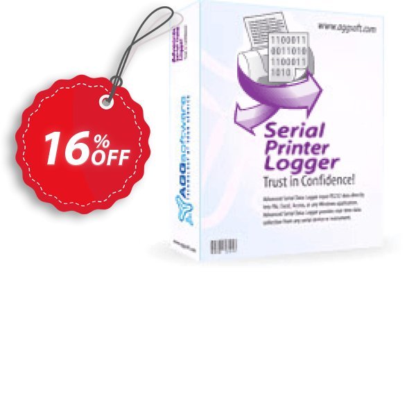 Aggsoft Serial Printer Logger Coupon, discount Promotion code Serial Printer Logger Standard. Promotion: Offer Serial Printer Logger Standard special discount
