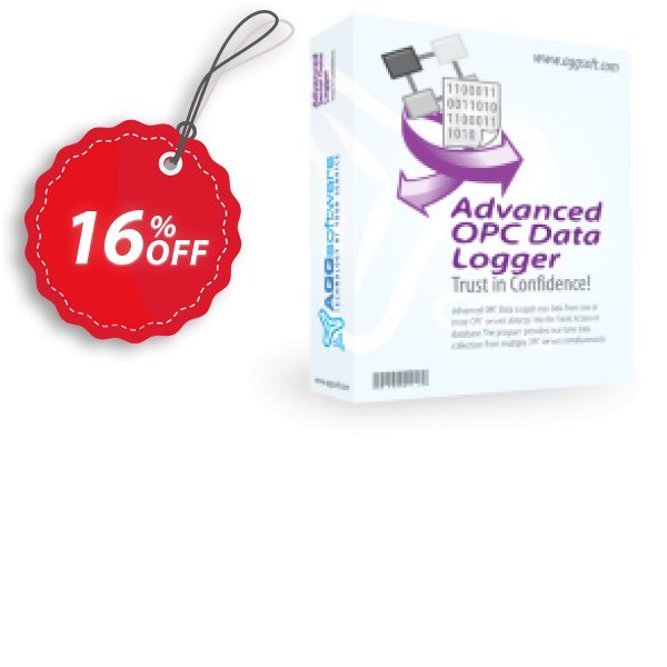 Aggsoft Advanced OPC Data Logger Coupon, discount Promotion code Advanced OPC Data Logger Standard. Promotion: Offer discount for Advanced OPC Data Logger Standard special