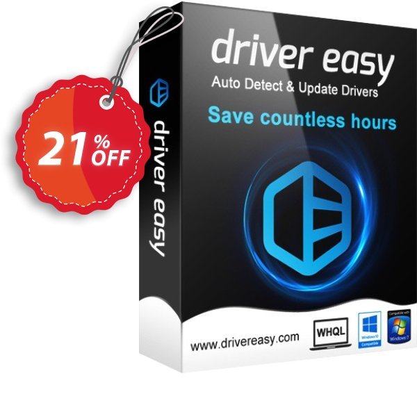 DriverEasy for 10 PC Coupon, discount Driver Easy 20% Coupon. Promotion: DriverEasy discount coupon code