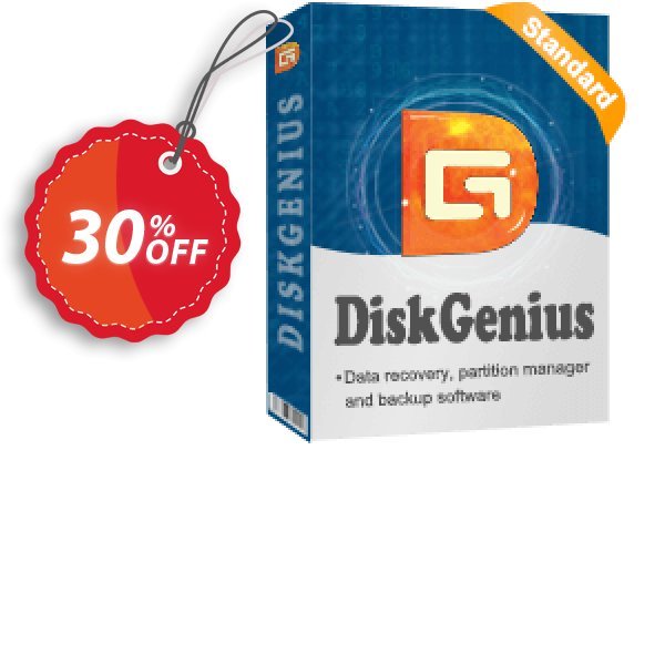 DiskGenius Standard Edition, Family Plan  Coupon, discount 30%off P. Promotion: One sale OFF