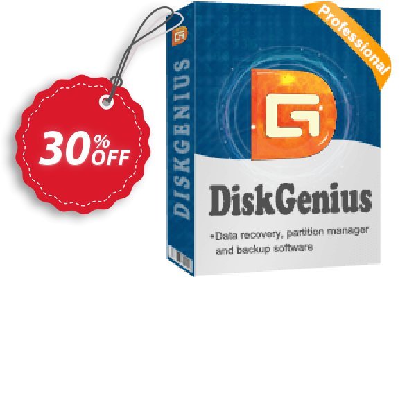 DiskGenius Professional, Family Plan  Coupon, discount 30%off P. Promotion: One sale OFF
