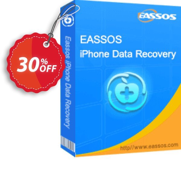 Eassos iPhone Data Recovery Coupon, discount 30%off P. Promotion: Refer to friend and get discount