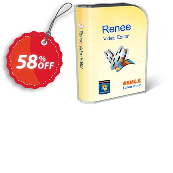 Renee Video Editor, MAC  Coupon, discount 58% OFF Renee Video Editor (Mac) Dec 2024. Promotion: Dreaded offer code of Renee Video Editor (Mac), tested in December 2024